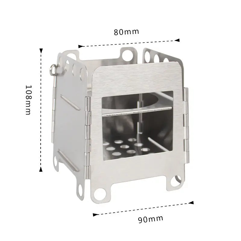 Titanium Folding Fire Stove - RDPAW OutdoorGear
