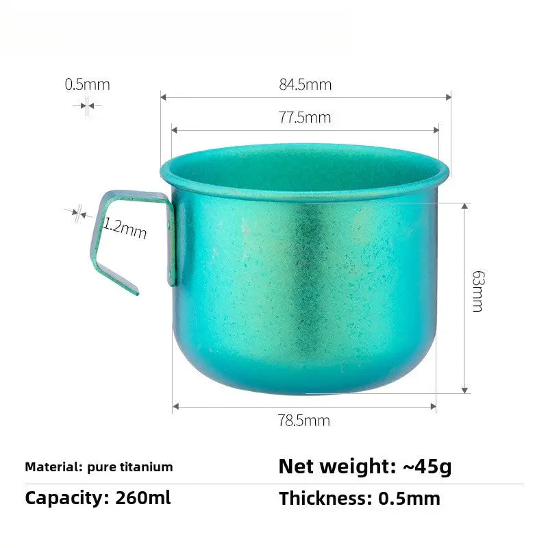 Titanium Ice-Pattern Coffee Cup RDPAW