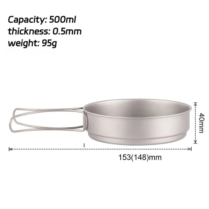 Titanium Flat Bottom Frying Pan RDPAW