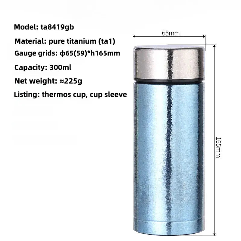 Titanium Ice-Pattern Thermos Cup RDPAW
