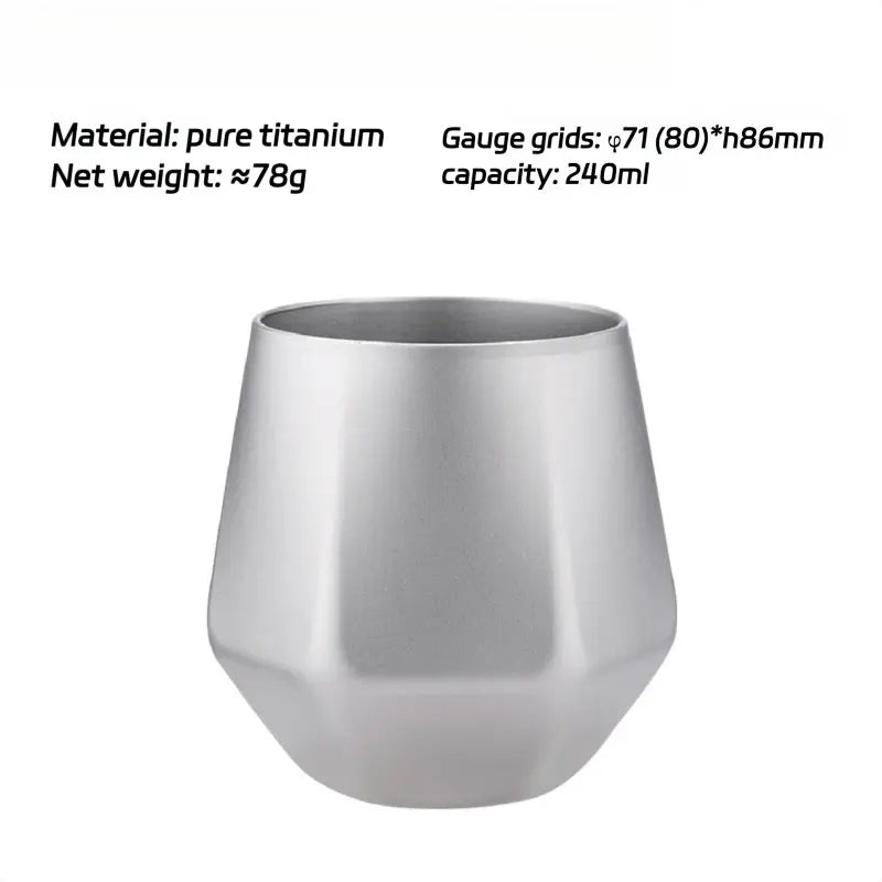 Titanium Hexagonal Water Cup - RDPAW OutdoorGear