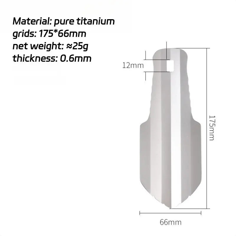 Titanium Camping Trowel - RDPAW OutdoorGear
