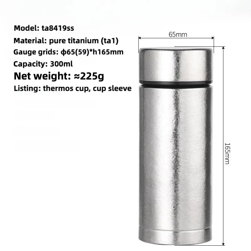 Titanium Ice-Pattern Thermos Cup RDPAW