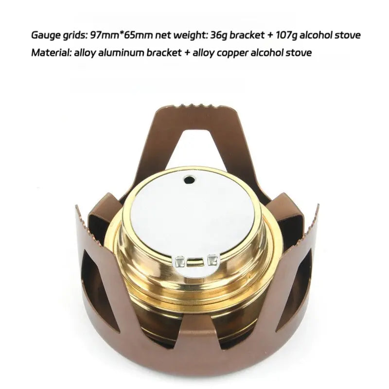 Brass Alcohol Stove Kit - RDPAW OutdoorGear