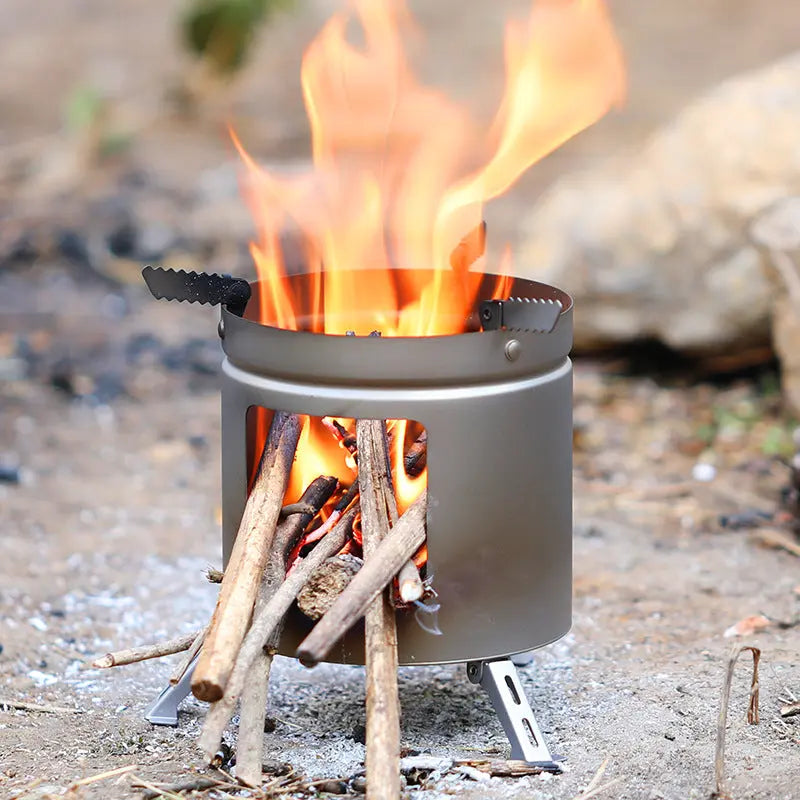 Titanium Portable Cylinder Stove - RDPAW OutdoorGear