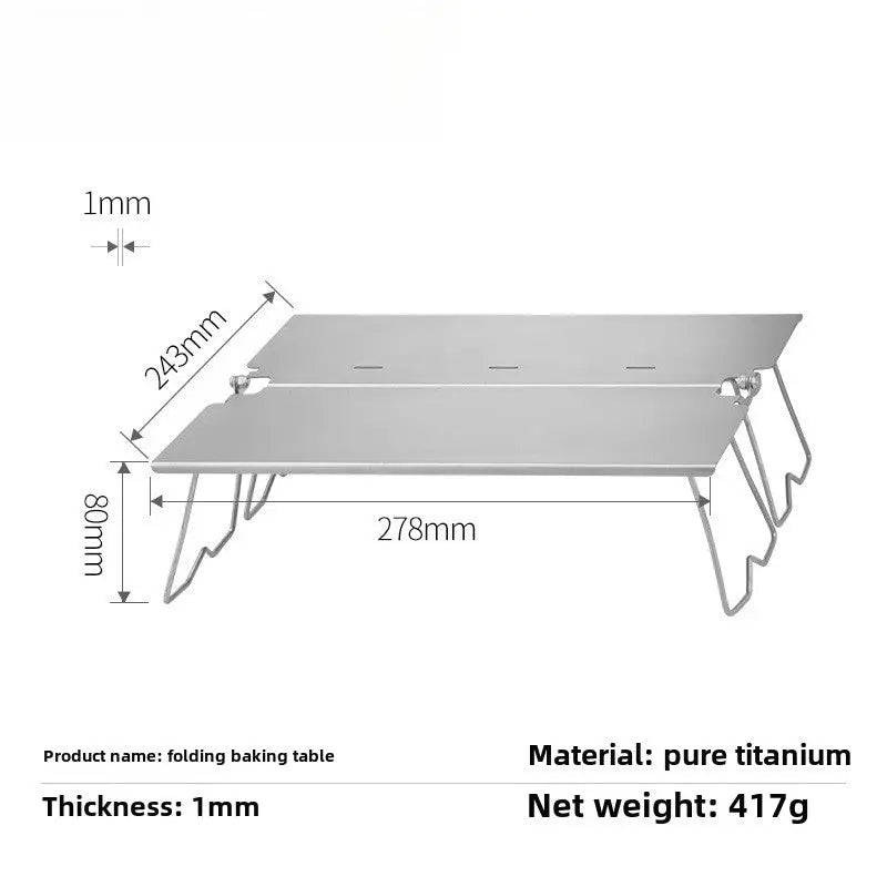 Titanium Folding BBQ Table - RDPAW OutdoorGear