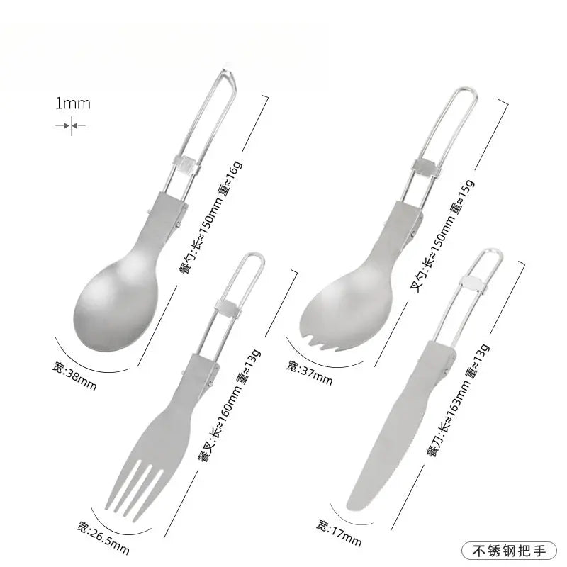 Titanium cutlery set - RDPAW OutdoorGear