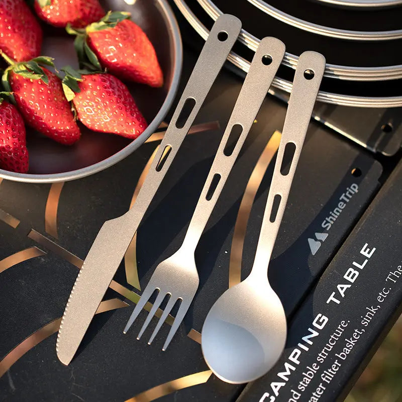 Titanium Cutlery 3-Piece Set - RDPAW OutdoorGear