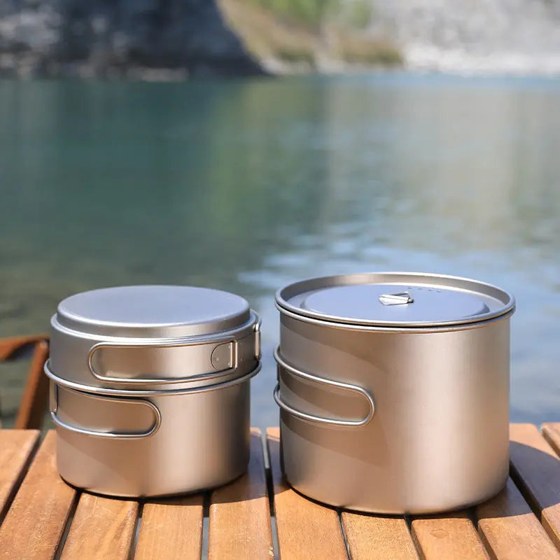 Titanium Portable Cooking Pot - RDPAW OutdoorGear