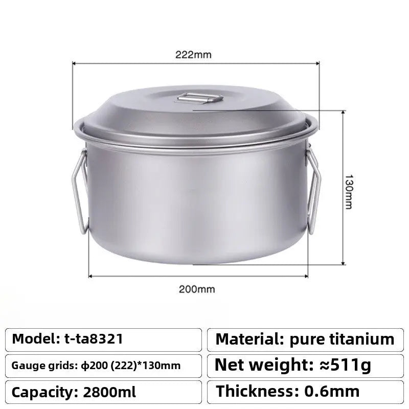 Titanium Large Capacity Soup Pot RDPAW