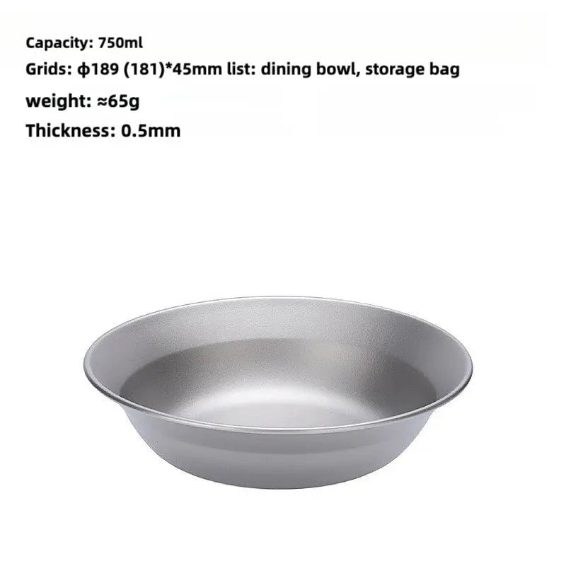 Titanium Camping Soup Bowl - RDPAW OutdoorGear