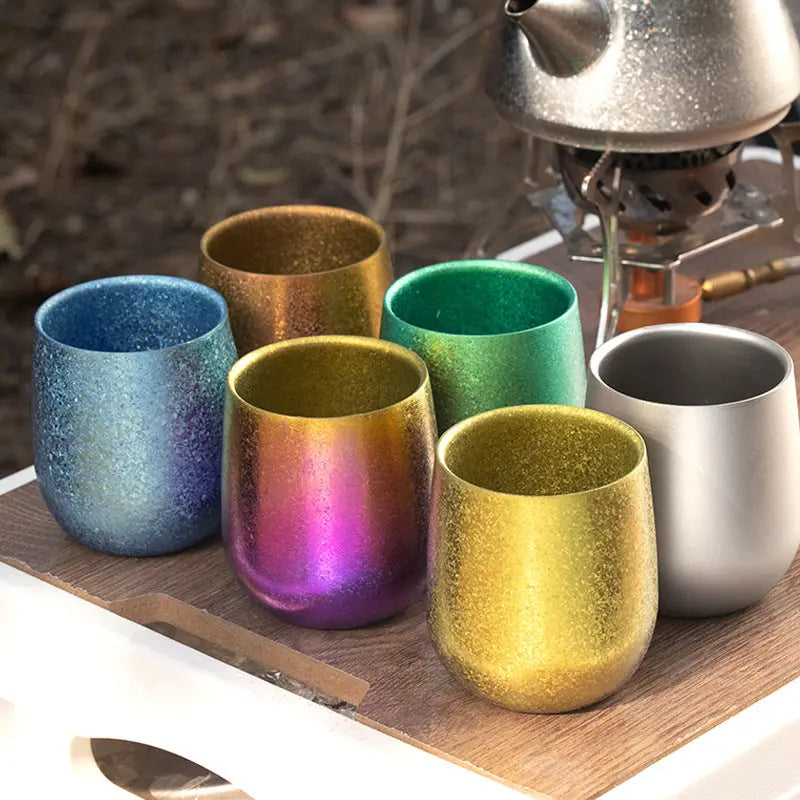 Titanium Goose Egg Wine Glass RDPAW
