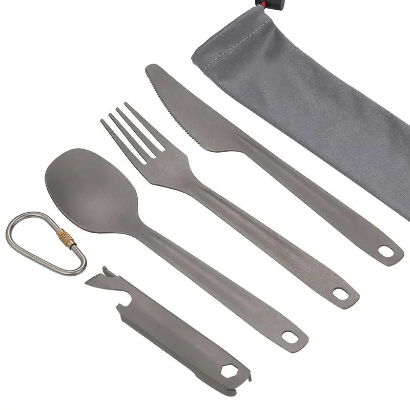 Titanium Portable Cutlery Set - RDPAW OutdoorGear