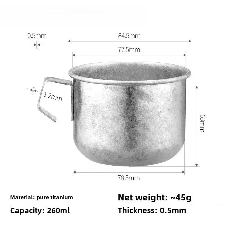 Titanium Ice-Pattern Coffee Cup RDPAW