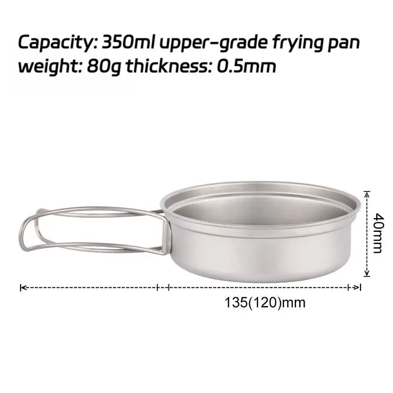 Titanium Flat Bottom Frying Pan RDPAW