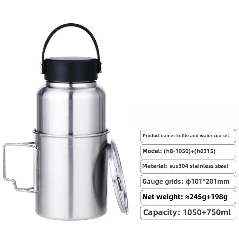 Stainless Steel Camping Kettle - RDPAW OutdoorGear