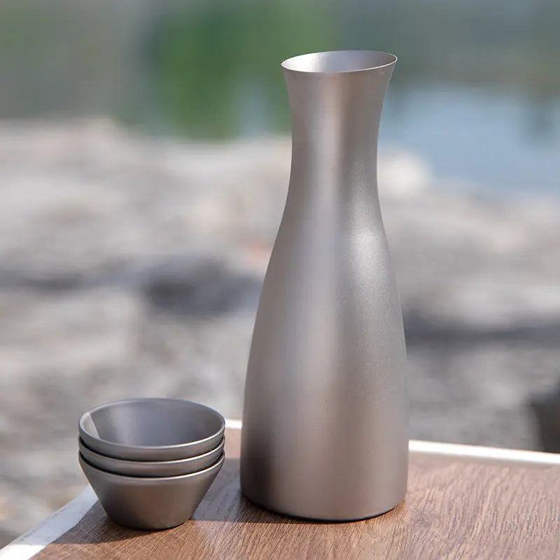 Titanium Sake Flask RDPAW