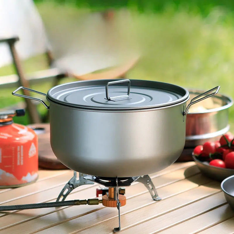Titanium medium camping soup pot RDPAW