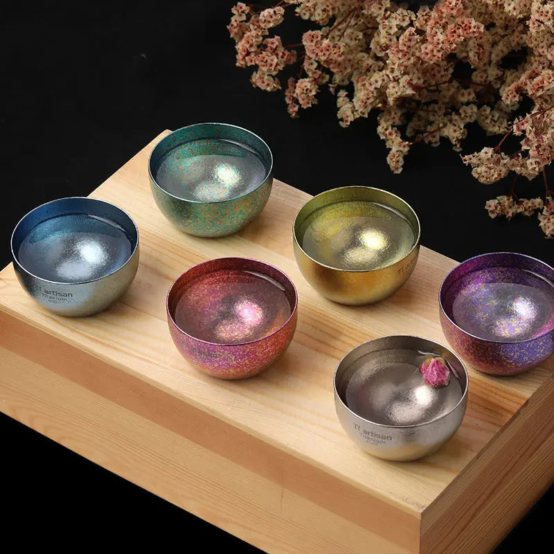 Titanium Sake Cup RDPAW