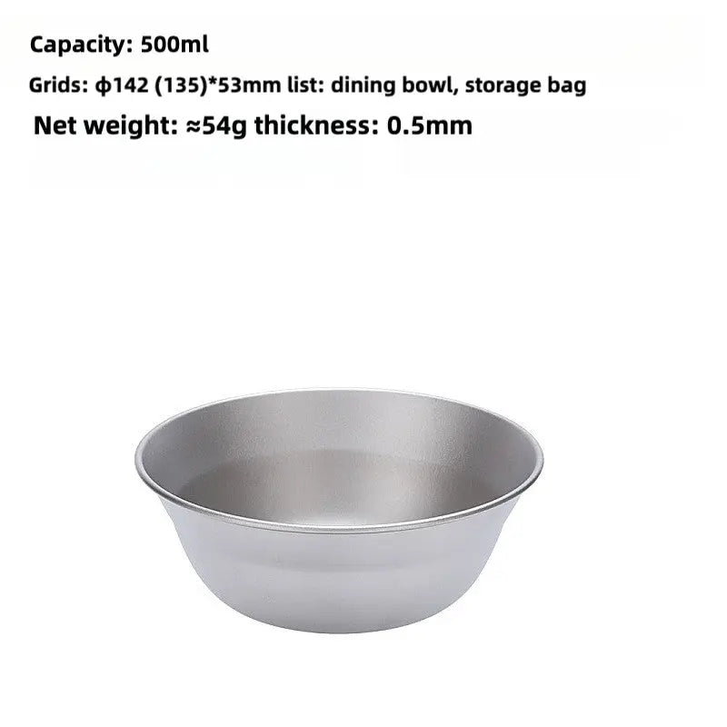 Titanium Camping Soup Bowl - RDPAW OutdoorGear