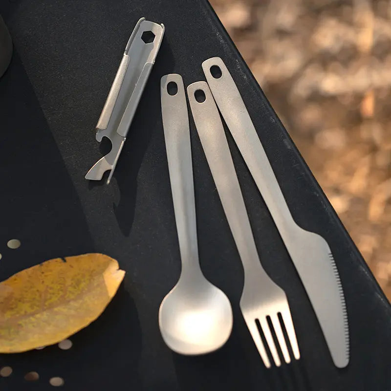 Titanium Portable Cutlery Set - RDPAW OutdoorGear