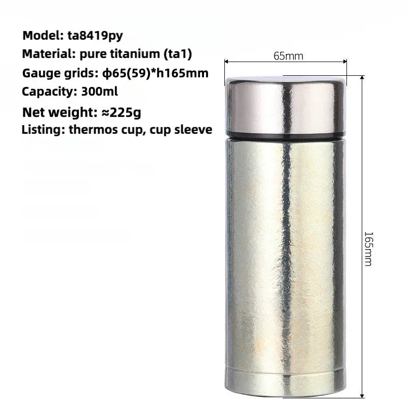 Titanium Ice-Pattern Thermos Cup RDPAW