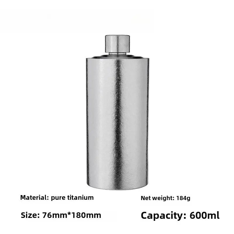 Titanium Cylinder Flask - RDPAW OutdoorGear