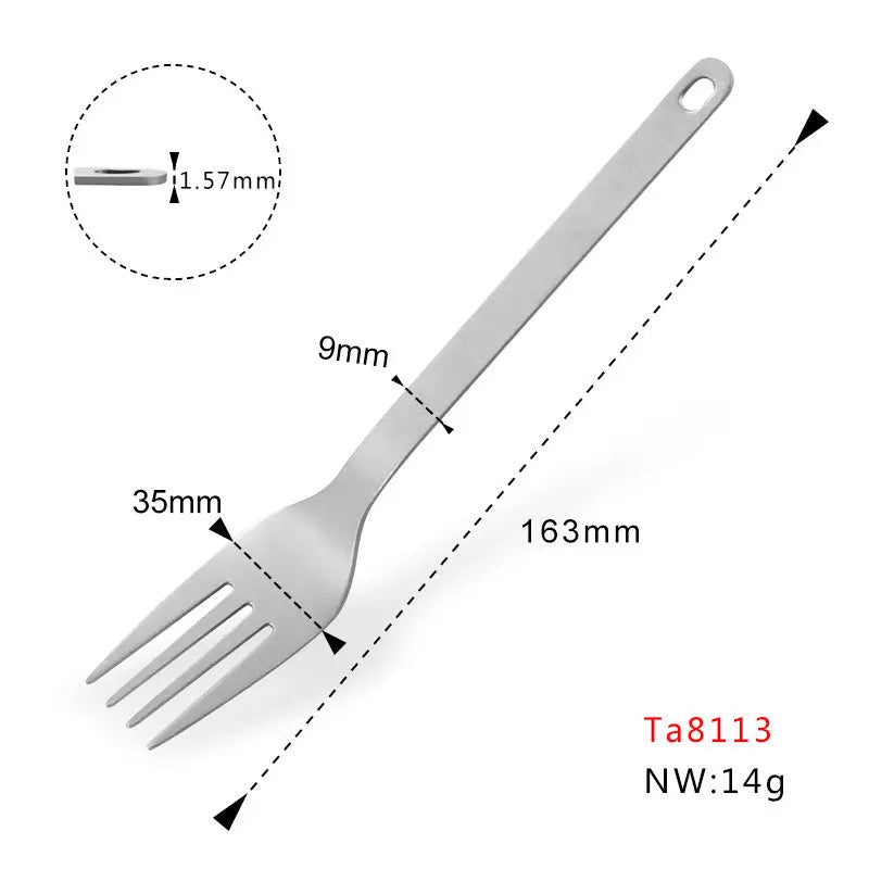 Titanium Portable Fork - RDPAW OutdoorGear