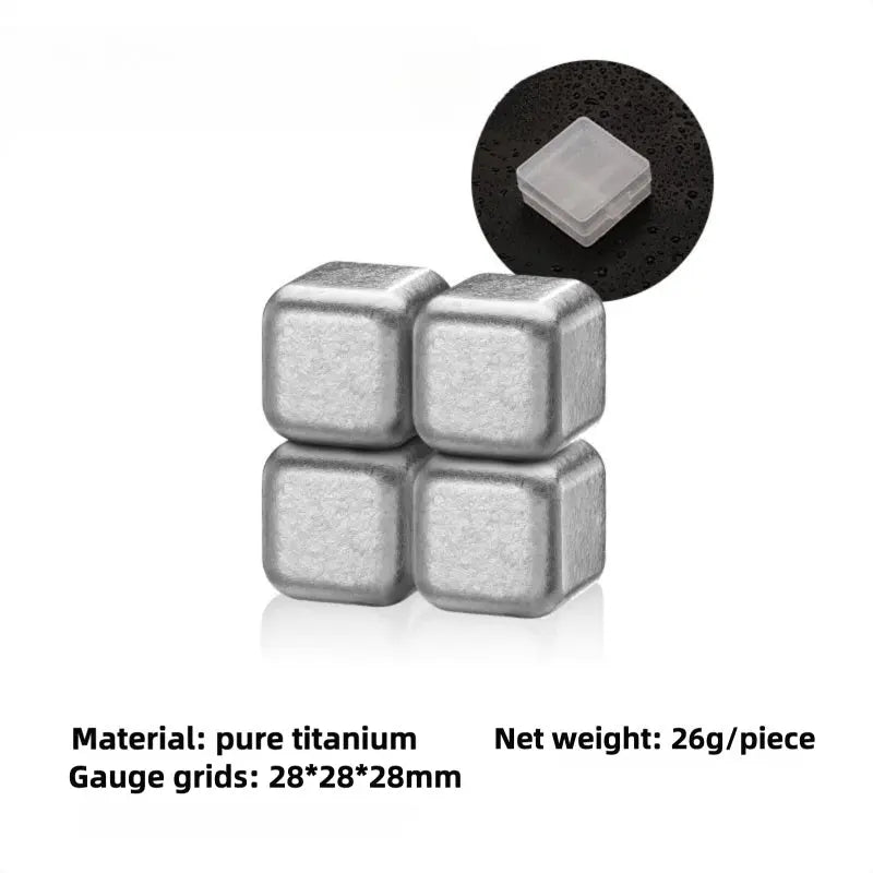 Titanium Fast-Freeze Ice Cubes - RDPAW OutdoorGear
