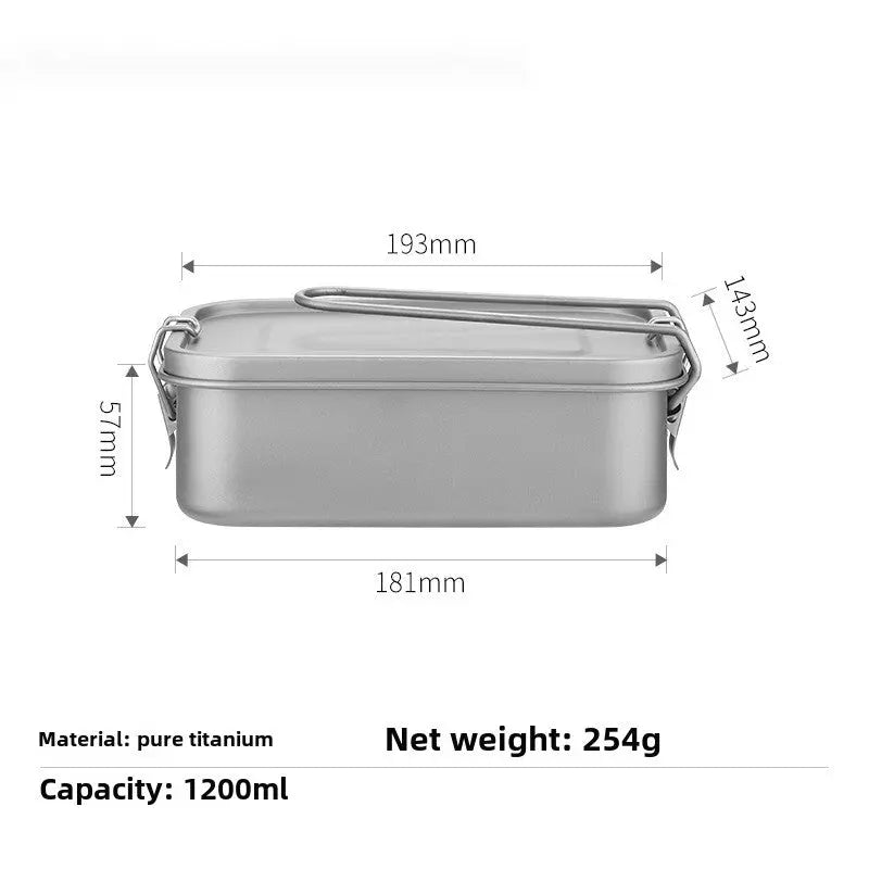 Titanium Soldier Square Lunch Box - RDPAW OutdoorGear